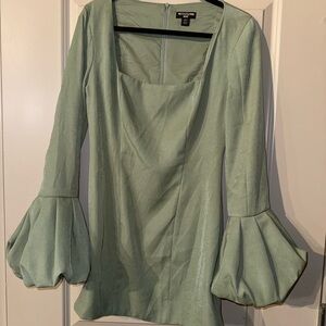 PrettyLittleThing Sage Green Dress